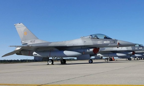 Így néznek ki majd Románia F-16-osai. Fotó: realitatea.net