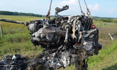 Ennyi maradt a Lamborghiniből LamborghiniLeegett