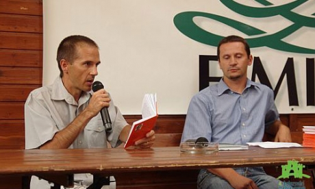 Zsidó Ferenc, Balázs K. Attila. Fotó: barkaonline.hu Zsidó Ferenc, Balázs K. Attila