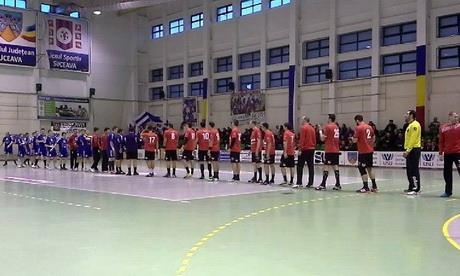A KC ezúttal piros mezben játszott (Fotó: Hegyi János) suceavaszkc