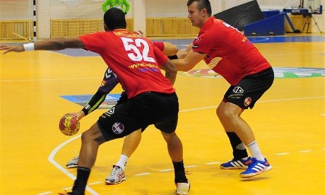 Tálas jó védekezéssel és öt góllal vette ki a részét a győzelemből. Fotók: banatsport.ro talashuba