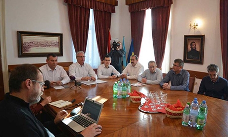 Fotó: Lőrincz Csaba / Gálfi Árpád polgármester Facebook-oldala fotó: Székelyudvarhelyi Polgármesteri Hivatal/Lőrincz Csaba