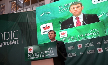 Borboly Csaba az RMDSZ 11. kongresszusán, Csíkszeredában