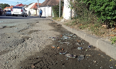 A keresztúri kanyar, fotó: olvasói fotó halalkanyar-keresztur