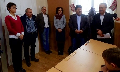 Bemutatták a termet, fotó: Gál Előd Gimiujitas3