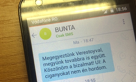 Androidos rendszeren BUNTA feladóval, szám nélkül jelenik meg Androidos rendszeren BUNTA feladóval, szám nélkül jelenik meg