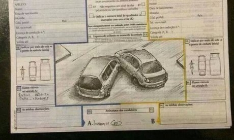 Művészi a rajz VazlatBaleset