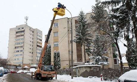 Cserélik a lámpatesteket Székelyudvarhelyen