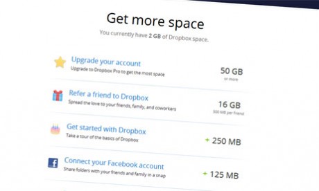 Ingyenes tárhelybővítési lehetőségek a Dropboxban